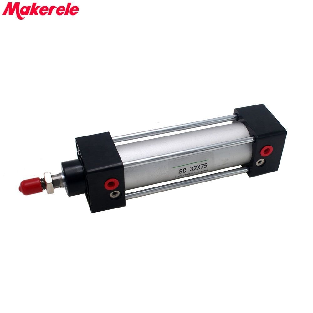 Free Shipping Pneumatic Air Cylinder 32mm Bore 75mm Stroke Single Rod