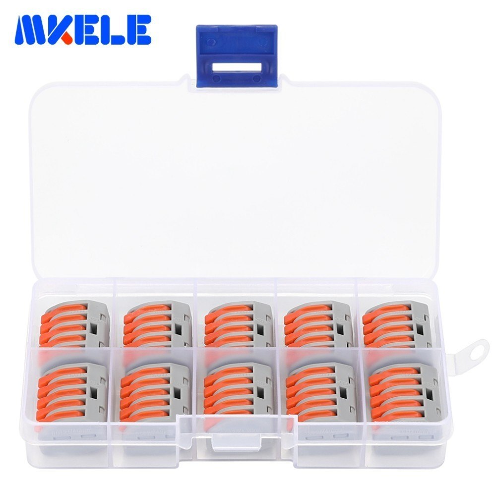 10Pcs 5Pins Universal compact wire wiring connector conductor terminal