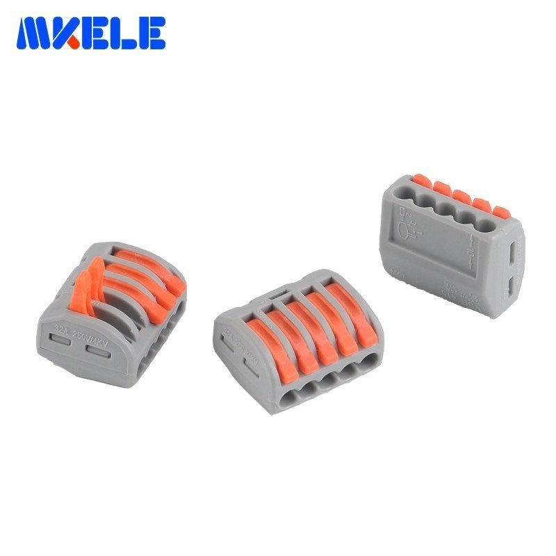 10Pcs 5Pins Universal compact wire wiring connector conductor terminal