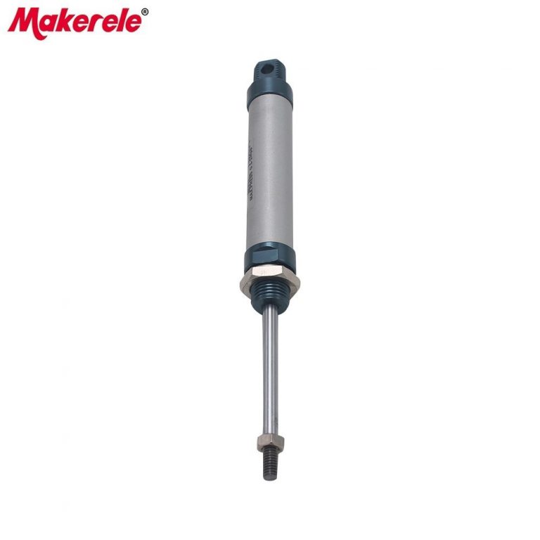 Mini Pneumatic Cylinder Cushion Double Acting Type Aluminum Alloy