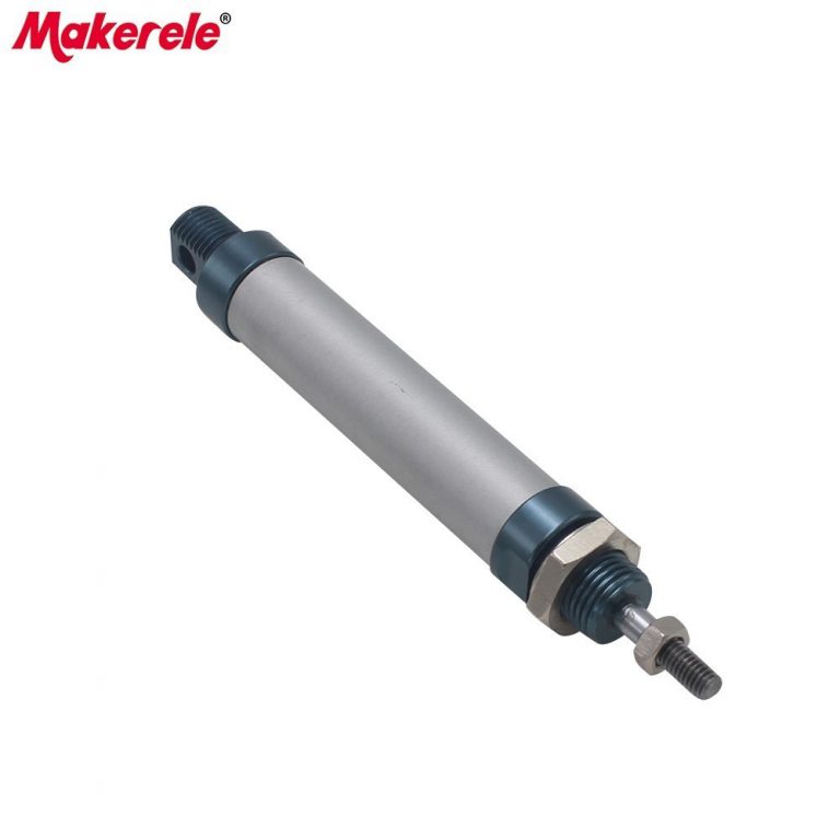 Mini Pneumatic Cylinder Cushion Double Acting Type Aluminum Alloy