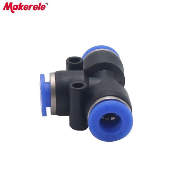 UK STOCK 3 Way T-junction Pneumatic Fittings Connector for 4mm-16mm Tube Hose 