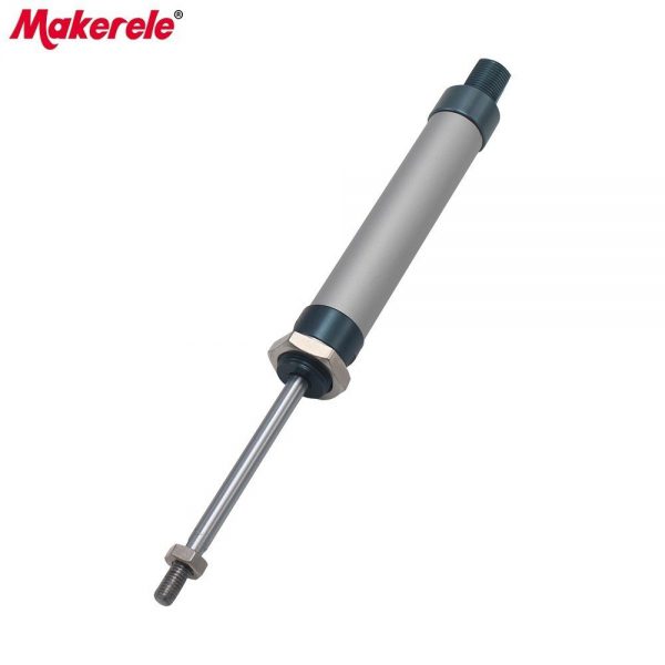 Small Double Acting Piston Pneumatic Cylinder Stroke 75mm Aluminum