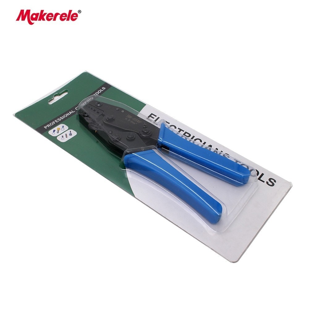 Steel cable crimping tool HM05WF self adjustable ratchet crimping tool