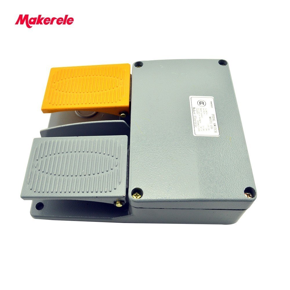 double pedal foot pedal switch industry IP67 fender foot operated