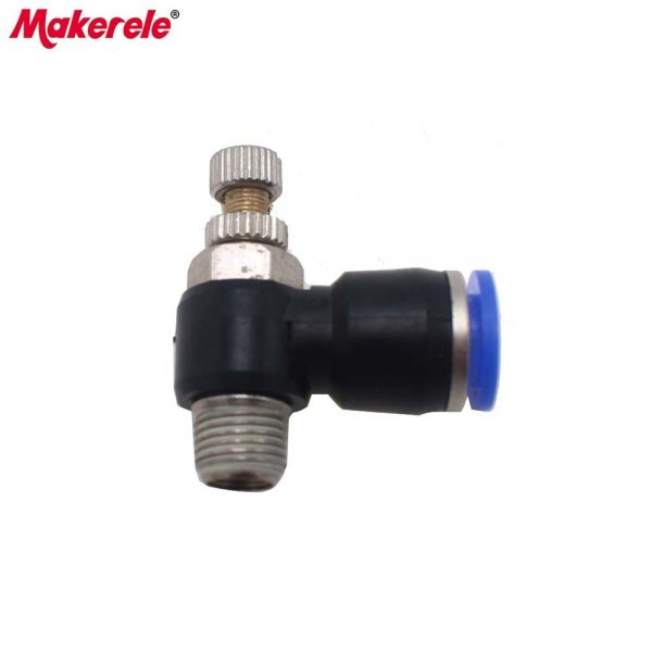 pneumatic tube fittings SL8mm Fast connection Air speed Regulating 1 ...