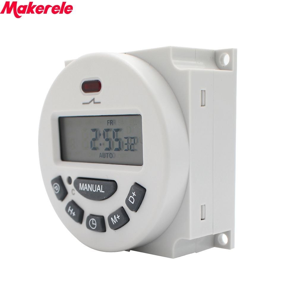 New type L701 AC 220V-250V 12V 110V 24V 16A Digital Timer controller 7 Days  Weekly Programmable Timer Switch Minutes Counter