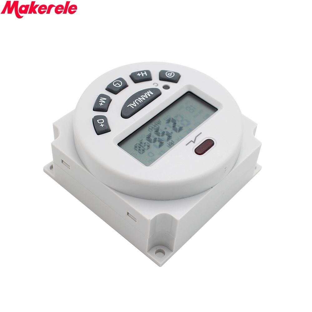 New type L701 AC 220V-250V 12V 110V 24V 16A Digital Timer controller 7 Days  Weekly Programmable Timer Switch Minutes Counter