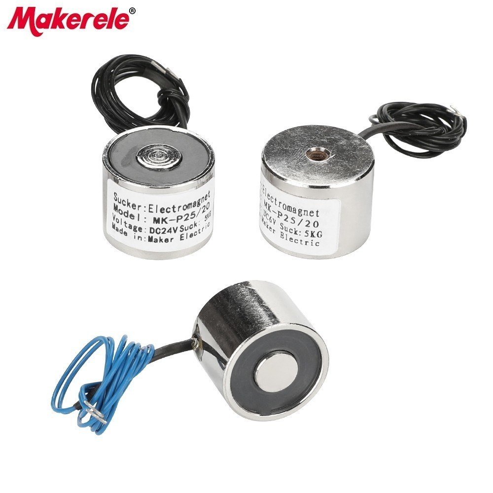 Round Powerful Mini Electromagnet MK-P10/10 - Magnets By HSMAG