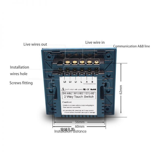 Wiring Diagram 2 Gang 2 Way Light Switch