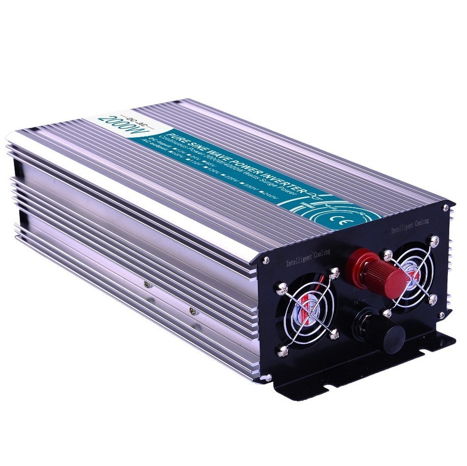 pure sine wave power inverter 12v 220v 2000w high efficient off grid  voltage solar converter LED Display MKP2000-122