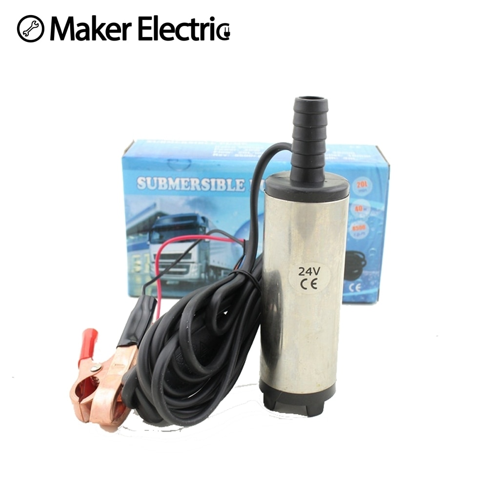 High Quality DC 12/24V Submersible Diesel Fuel Water Oil Pump On/Off