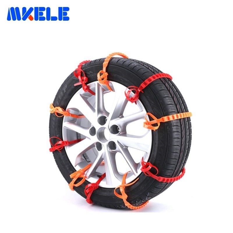 10pcs Car Winter Snow Anti-skid Tire Wheels Chains