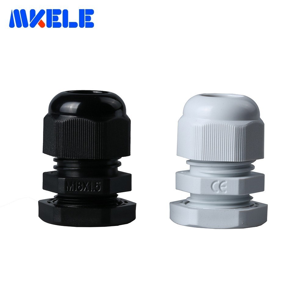 10Pcs M18 IP68 Cable Gland Joint Adjustable for 5mm-10mm Dia Cable Wire T rRDFU 