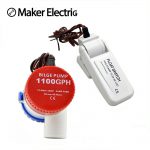 MAKERELE 12V 1100GPH bilge pump float switch kit image 1