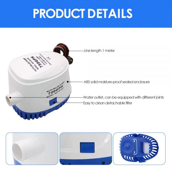 MAKERELE MKNBP automatic bilge pump image 4